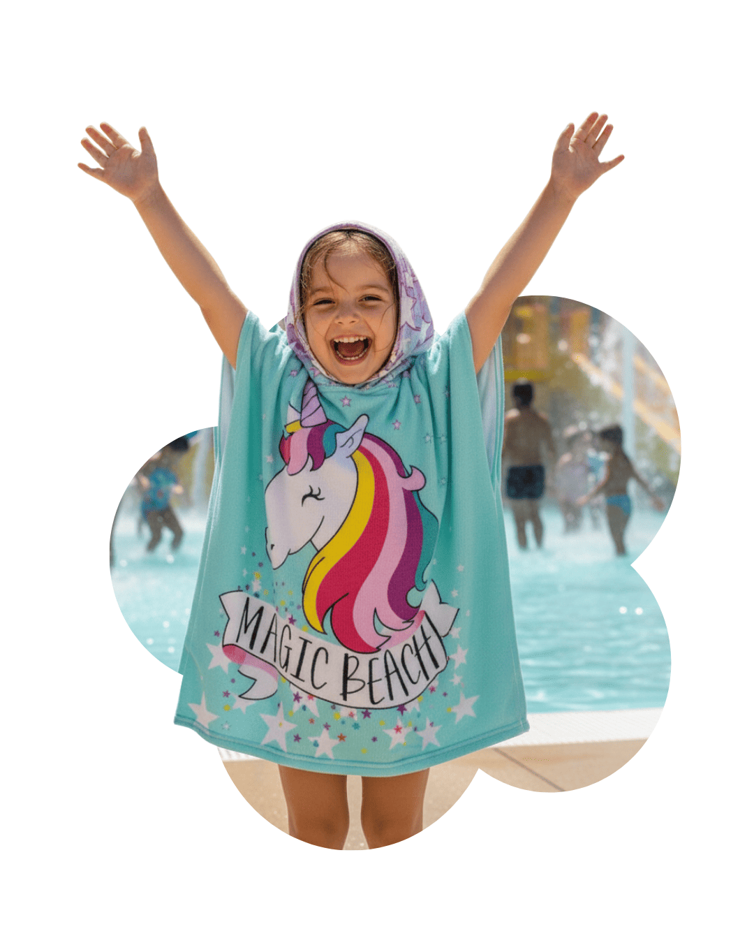 Toalla infantil Magic Splash