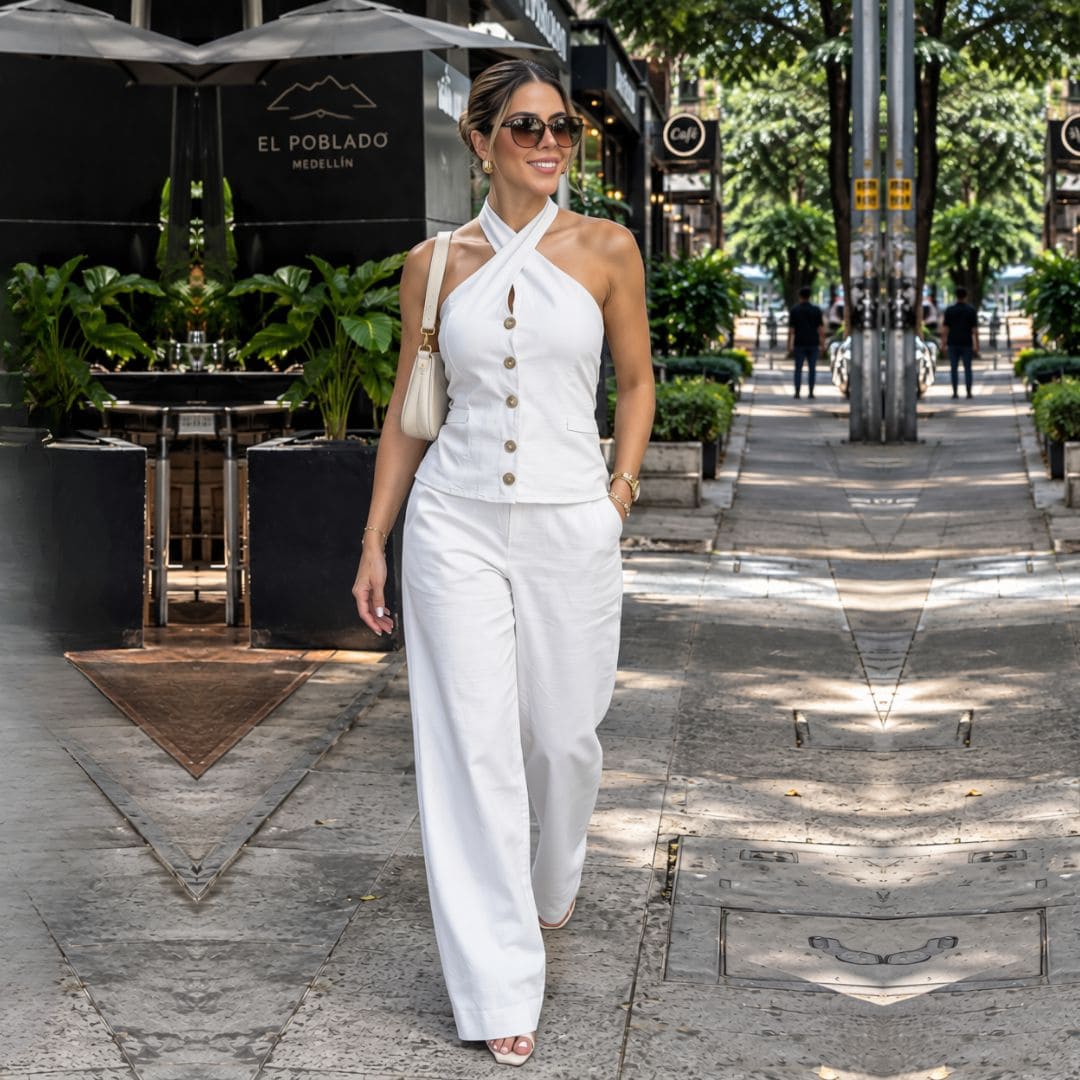 CONJUNTO AURA TELA LINO