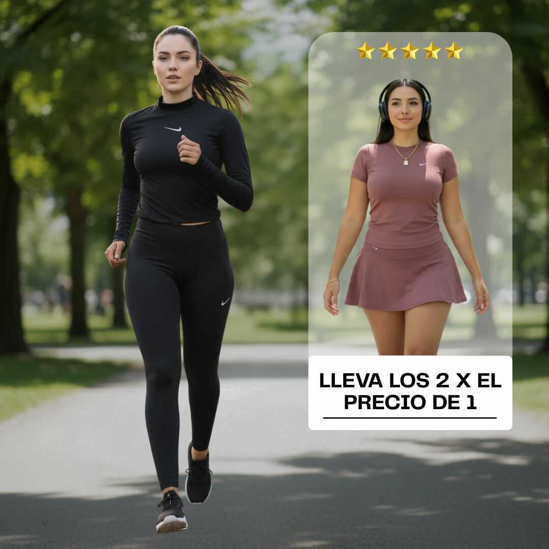 Conjunto Fitness Sport 4 prendas