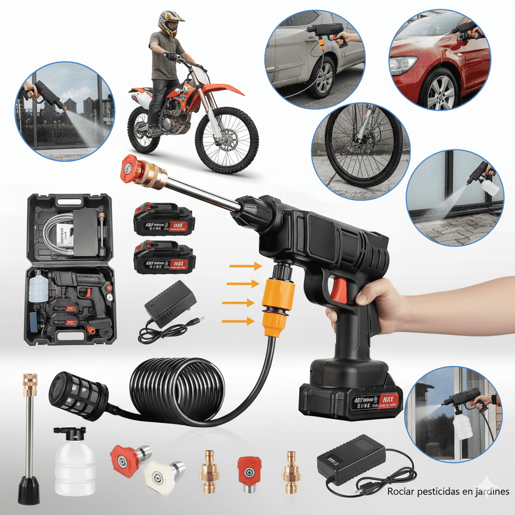 HydroClean Pro X – Kit de Limpieza Inalámbrico
