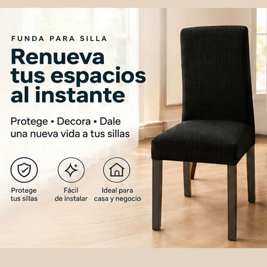 ELEGANCE FIT set x 4 forros elásticas para silla de comedor