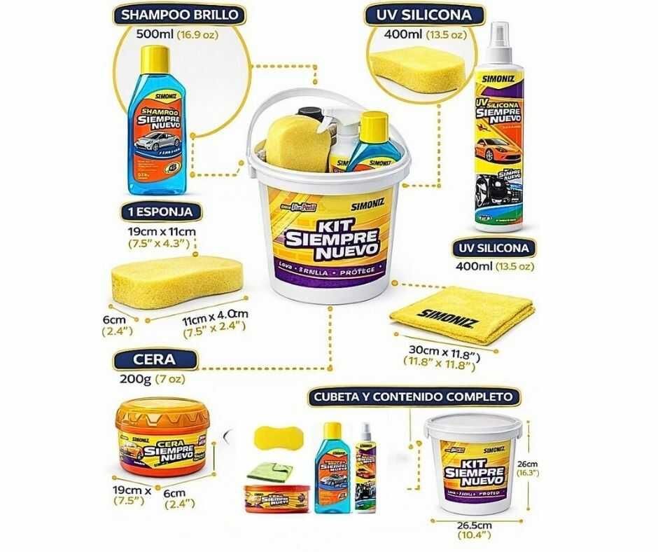 Kit Protección Total marca Simoniz® 6 productos– Carros y Motos