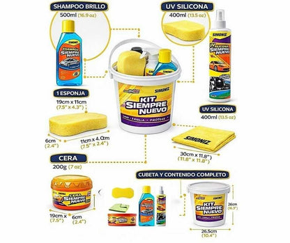 Kit Protección Total marca Simoniz® 6 productos– Carros y Motos