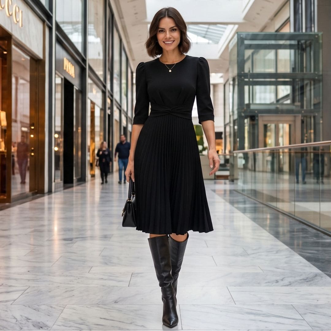 VESTIDO PLISADO SERENA
